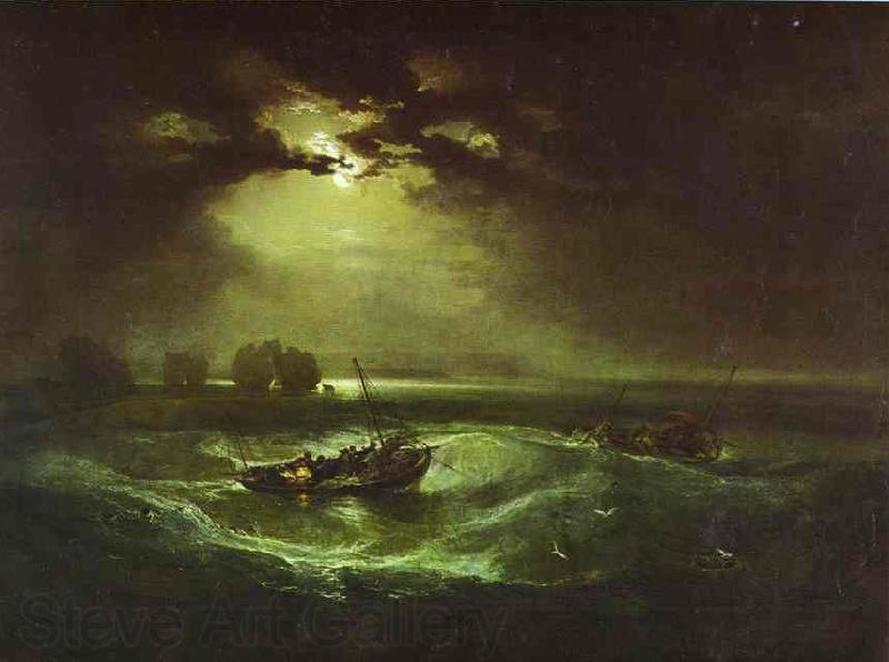 J.M.W. Turner Fishermen at Sea Spain oil painting art